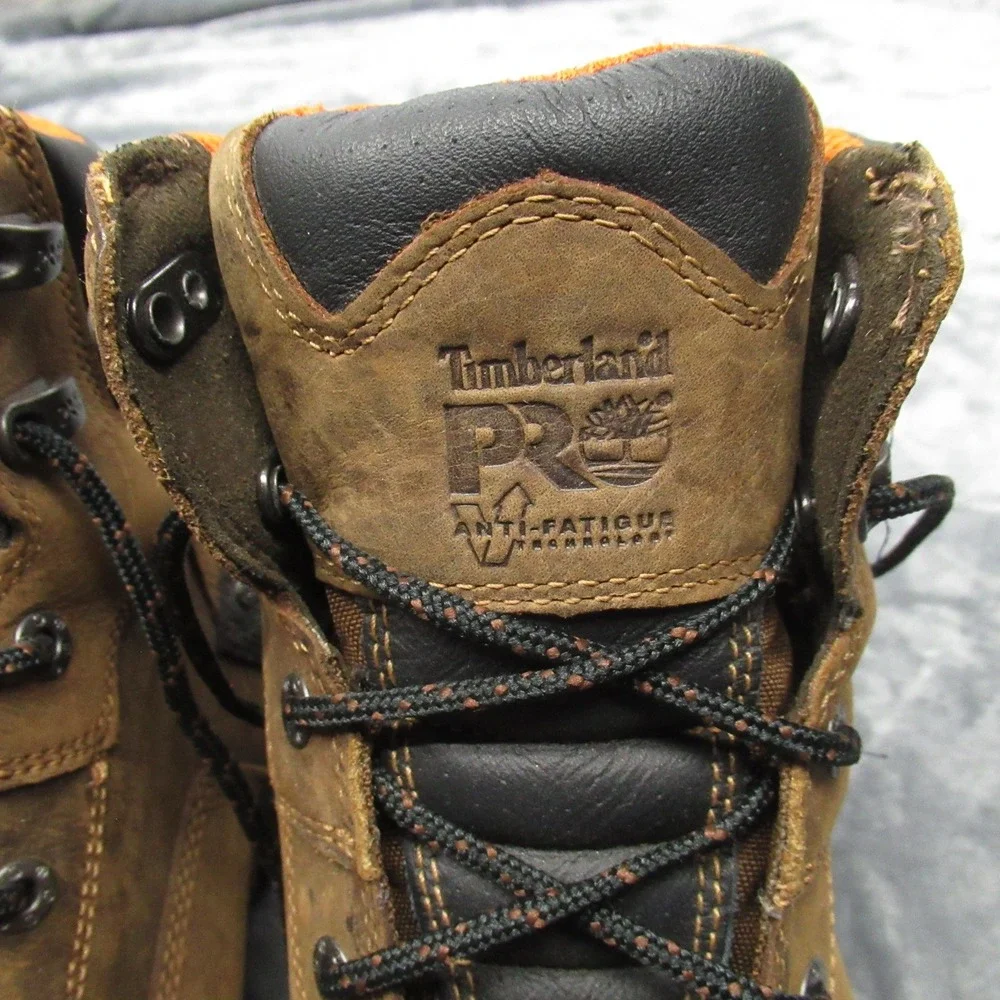 Timberland PRO Work Boots Men 15 Wide Brwn‎ Waterproof Composite Toe Boondock 6